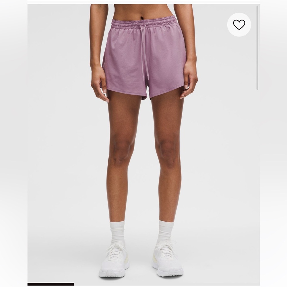 Lululemon Athletica Pace Rival High-Rise Short 3" in Lavender Luxe